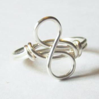 Silver Infinity Ring 